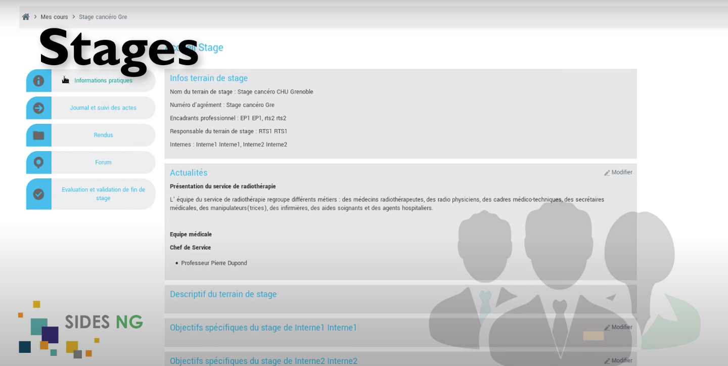Screenshot of SIDESNG