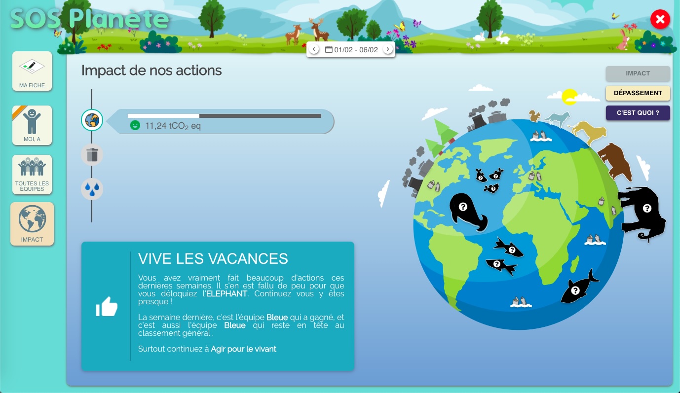 Screenshot of SOS Planet